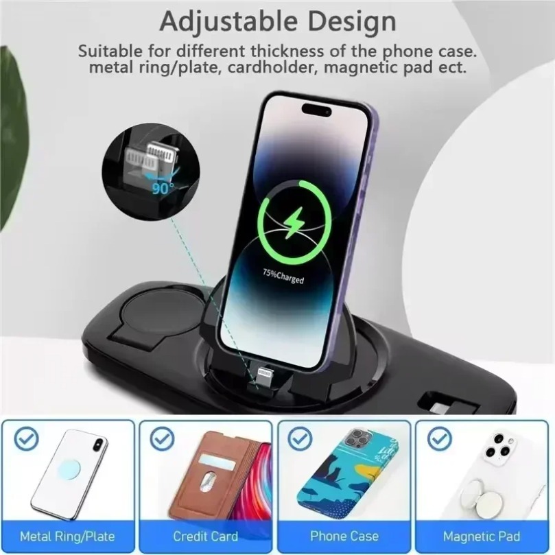 3 In 1 Fast Wireless Charger C - Smartwatch X12 recension och pris
