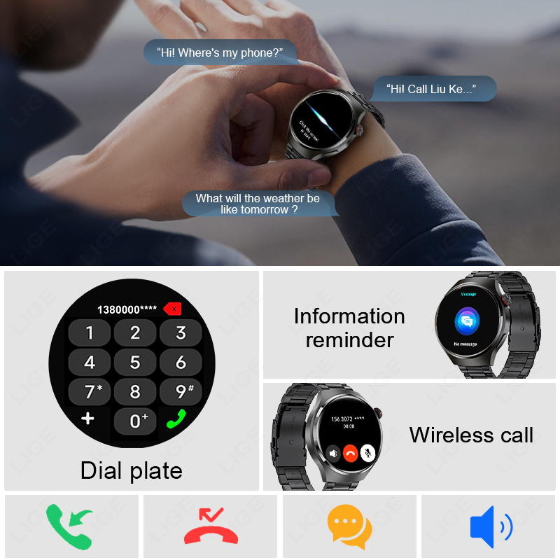 1.52 inch Smart Watch Men Cust - Smartwatch Custom recension och pris